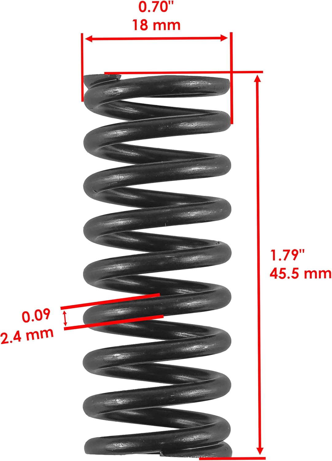 Caltric Clutch Friction Steel Plates and Spring Kit Compatible with Kawasaki KX250F KX252 2008-2020