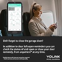 Vista 4 de YoLink Smart Garage Door Solution Kit - Convert Any Garage Door to Smart in Seconds! Battery-Powered, No-Wires, No-Tools Super-Easy Installation.