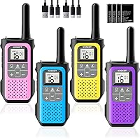 Walkie Talkie per Adulti Bambini, NXGKET Walky Talky Ricaricabile