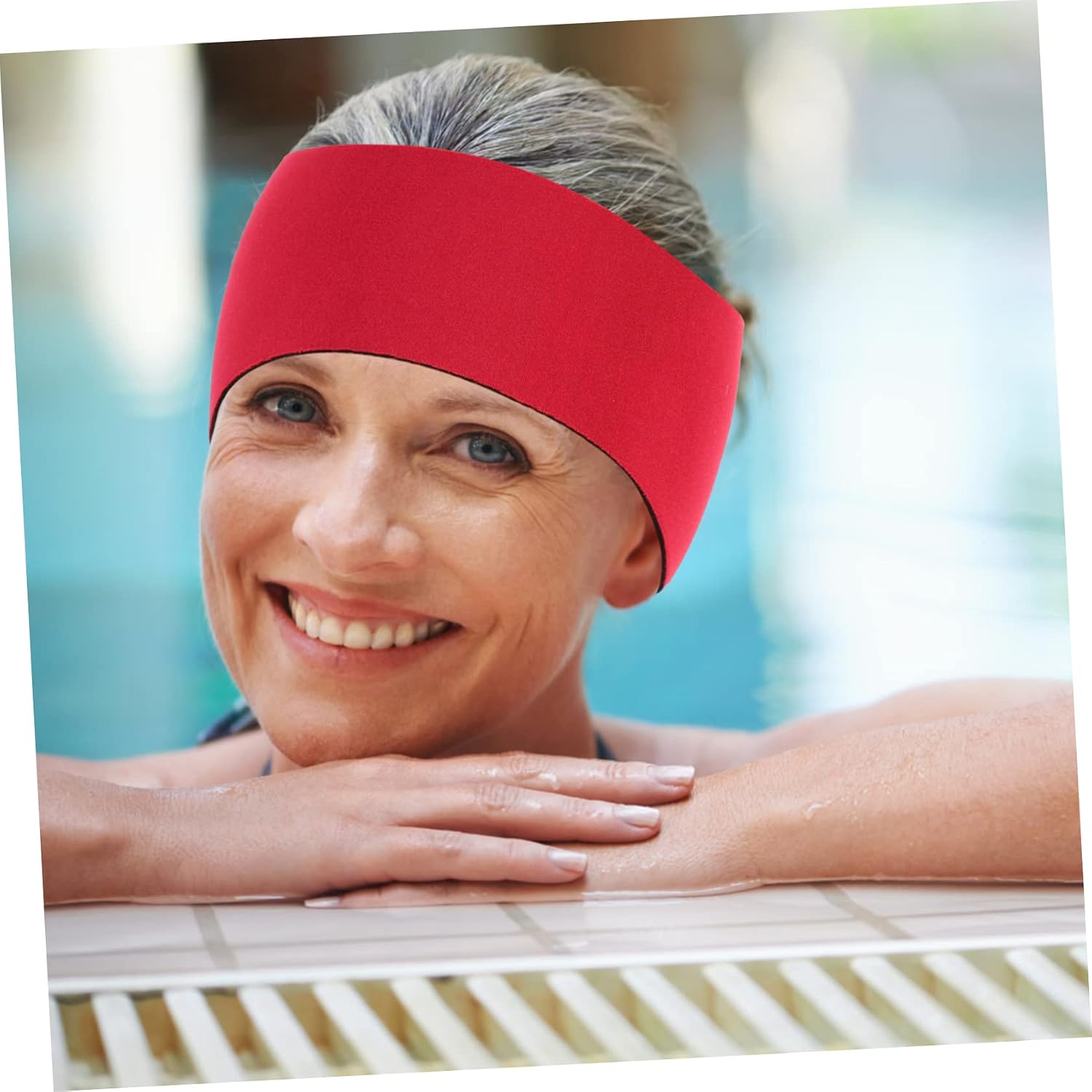 Toddmomy 16pcs Ear Band Headbands for Swimming and Diving Adjustable Unisex Ear Protectors for Bathing and Hair Washing Lightweight and Comfortable Design