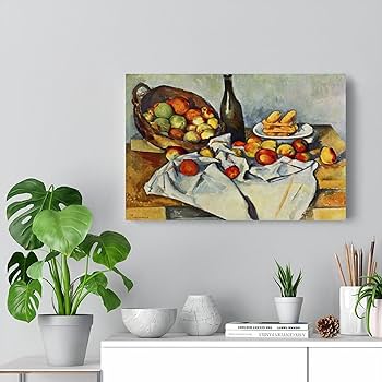 Amazon.co.jp: Paul Cezanneポール・セザンヌ絵画（リンゴの籠の