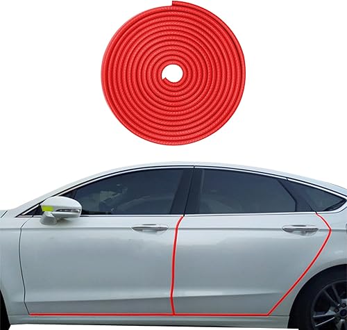 Miniatura 1 de Protector de borde de puerta de automóvil, protector de puerta de automóvil de 16 pies, borde de puerta de automóvil, protector de arañazos para