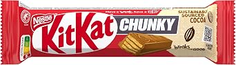 Kitkat Chunky Milk Chocolate Bar - Benefit Packaging - Box of 24 Chocolate Bars