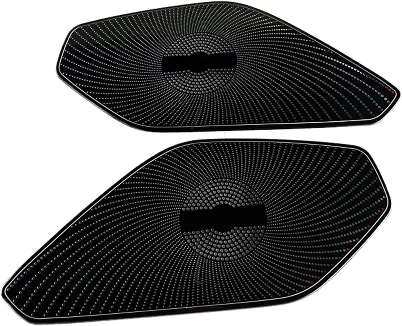 Compatible for Mazda MX-5 MX 5 RF MX5 ND 2016-2022 Car Accessories Front Column Roof Horn Hood Speaker Cover Sound Decorative Frame Sequins(Gloss Black)