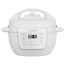 Instant Pot Multicooker, 3.8L 7-in-1 Pentola a Pressione, Vaporiera, Scaldavivande in Acciaio Inossidabile Spazzolato, Adatta a Cucinare Riso, Zuppa, Verdura e Yogurt a Cottura Lenta, Bianco Sale