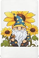 Vista 2 de Fitted Crib Sheets Gnome Sunflower Mini Crib Sheets for Boy & Girl Toddler Mattress Sheets Playard Sheet 21216285