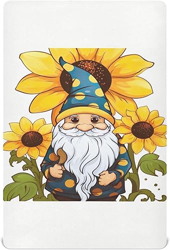 Miniatura 1 de Fitted Crib Sheets Gnome Sunflower Baby Crib Sheets for Boy & Girl Toddler Mattress Sheets 21216285