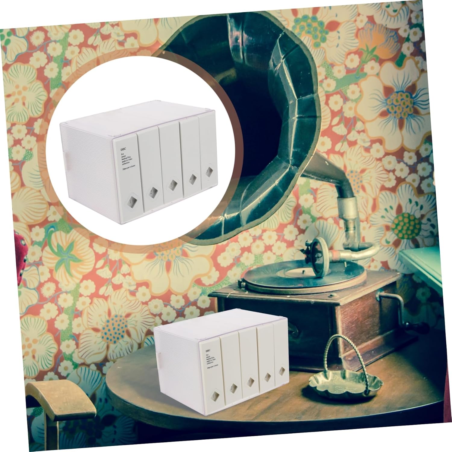 Large Capacity Cd Storage Case Vinyl Discs Organizer Cd Holder Disc Bag Non-woven Material