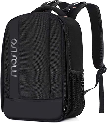 MOSISO Mochila para cámara, DSLRSLRsin espejo, funda para cámara de fotografía con amortiguación acolchada a prueba de golpes, bolsa para cámara con
