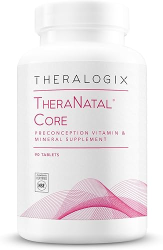 TheraNatal Core Preconception Suplemento de vitaminas y minerales (suministro de 90 días) | Suplemento prenatal de vitaminas y fertilidad para
