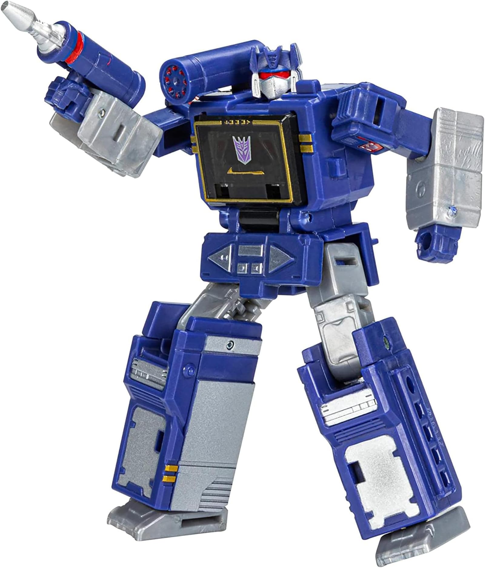 Generations Legacy Core Soundwave Action Figure, 3.5-inch, Robot Toys for Kids, Ages 8 and Up