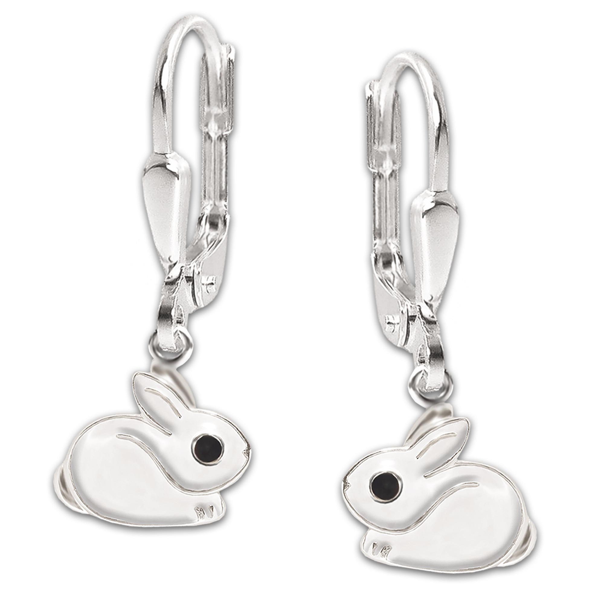 Boucles D'Oreilles Enfant Chat Argent 925 – Brillantes, Hypoallergéniques, Ultra Mignonnes !