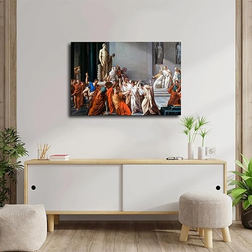Miniatura 2 de VAKUUM Póster de Assassination Murder Of Julio Caesar Roma, lienzo de pintura en lienzo para pared, impresión de imágenes HD, obra de arte moderna