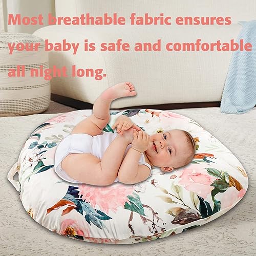 Miniatura 6 de Funda extraíble para tumbona para recién nacido, ultra suave y cómoda, funda extraíble para almohada de tumbona de bebé, (tumbona no incluida)