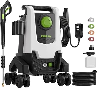 Pressure Washer, ETOOLAB Power Washer, 5000PSI 3.0GPM Electric Pressure Washer with 35FT GFCI Power Cord,Foam Cannon,4 Quick Connect Nozzles High Pressure Washer for Cars, Fences, Patios, and Driveway