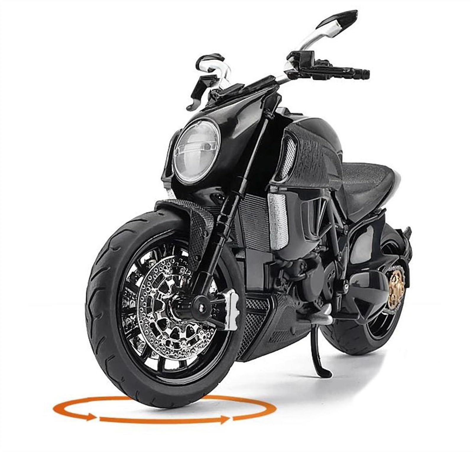 MAKUTU Modello di Moto in Scala per Ducati Diavel Carbon 1/12 Die Cast Veicoli Hobby da Collezione Modello di Moto Giocattoli Regalo di Compleanno