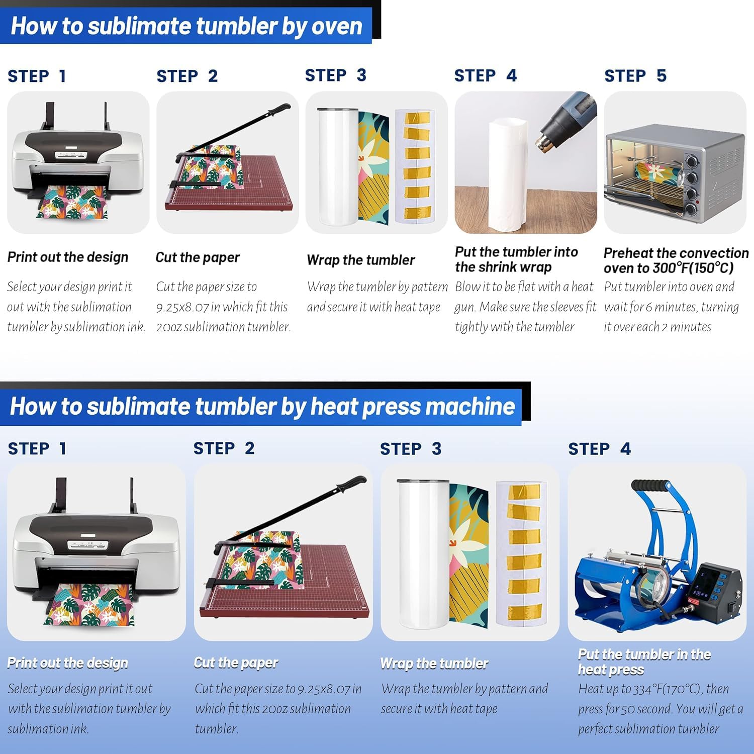 Joyclub Sublimation Tumblers Blanks 20 oz 10 Pack Skinny Straight Tumblers Bulk Stainless Steel Insulated Sublimation Cups with Lid and Straw, Gift Box - Image 5