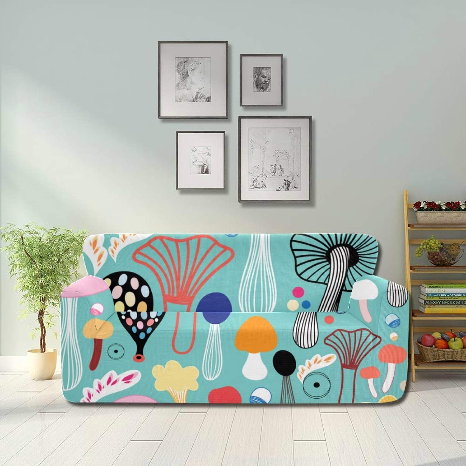 QYUESHANG Nutrition Create Vegetables Mushroom Seat Cover