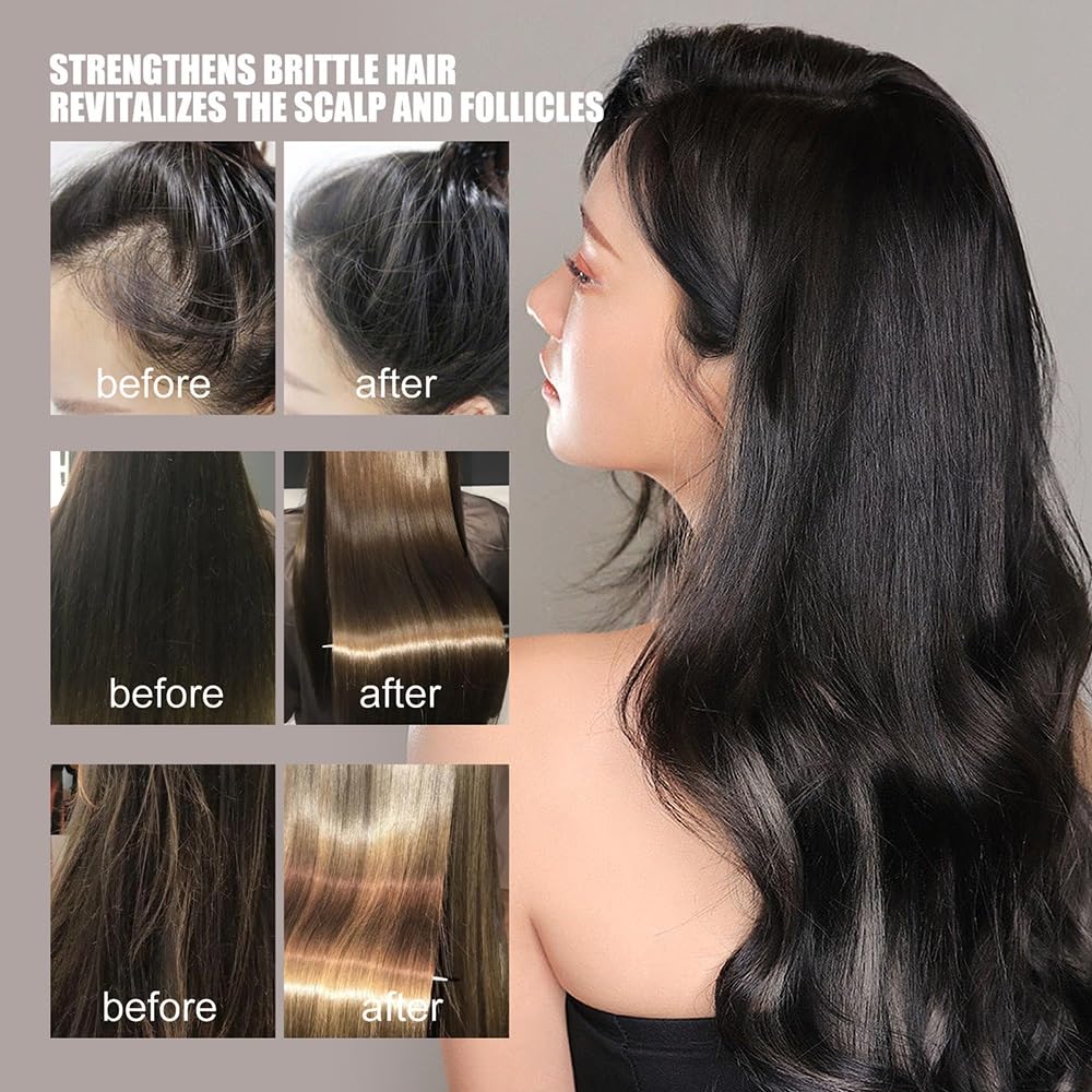 Shampoo nutriente for capelli al rosmarino, detergente detergente delicato for capelli morbidi, lucenti, gestibili