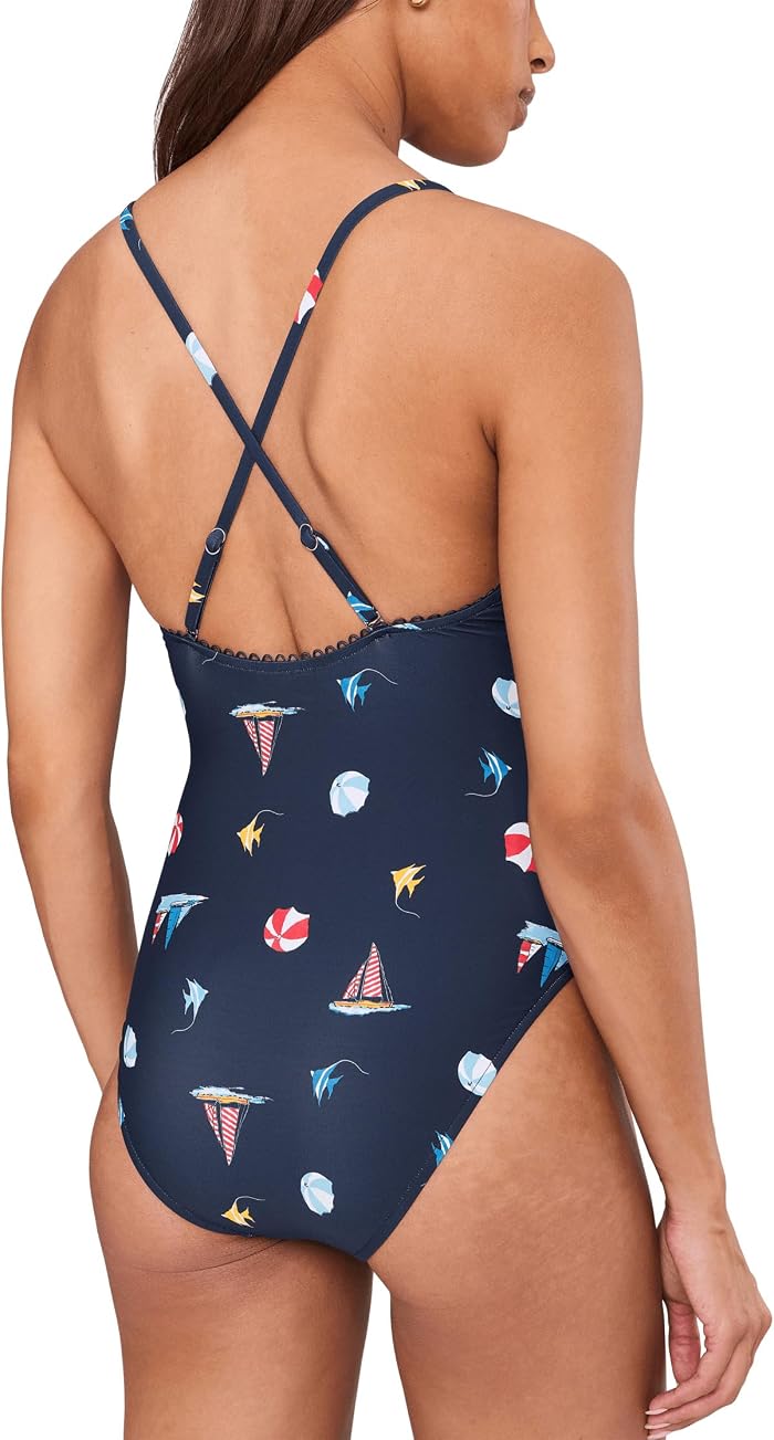 Seafolly BeachClub V-Neck One-Piece — фото 3