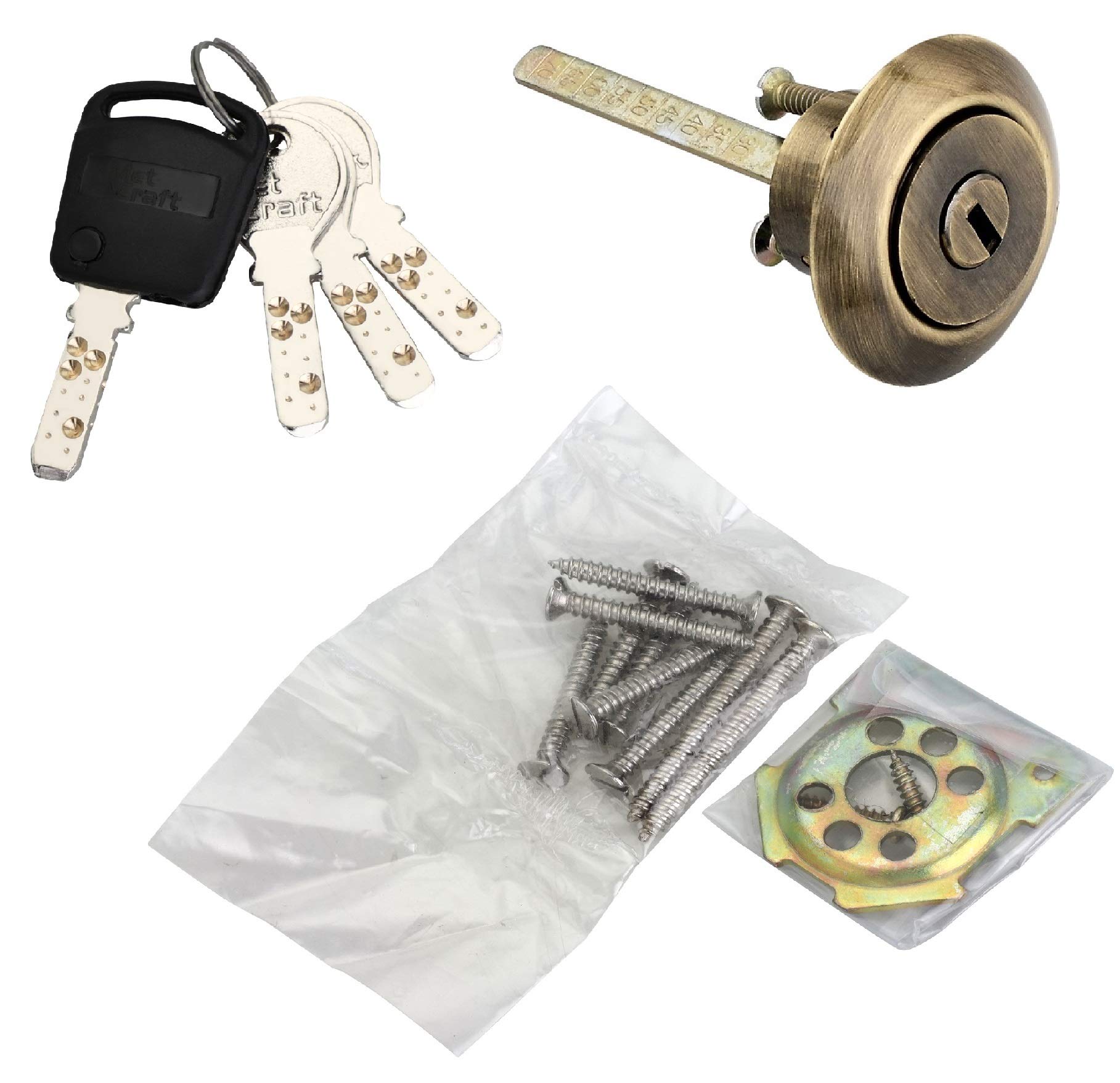 MCAH-501-OSK-AB Combination Main Door Lock (Brown, Glossy Finish) — Amazon image 3