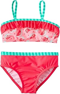 Wonder Nation Toddler Girls Watermelon Hot Melon 2 Piece Bikini Swimsuit - 2T