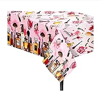Vista 96 de CC HOME 1 Pack Train Plastic Tablecloth 54 x 87 Inch Long Rectangular Table Cover for Buffet,Birthday Party Holiday Dinner,Picnic or Tablecloth for