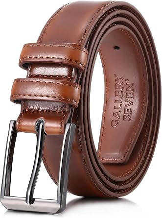 Belts for Men - Genuine Leather Casual Dress Belt