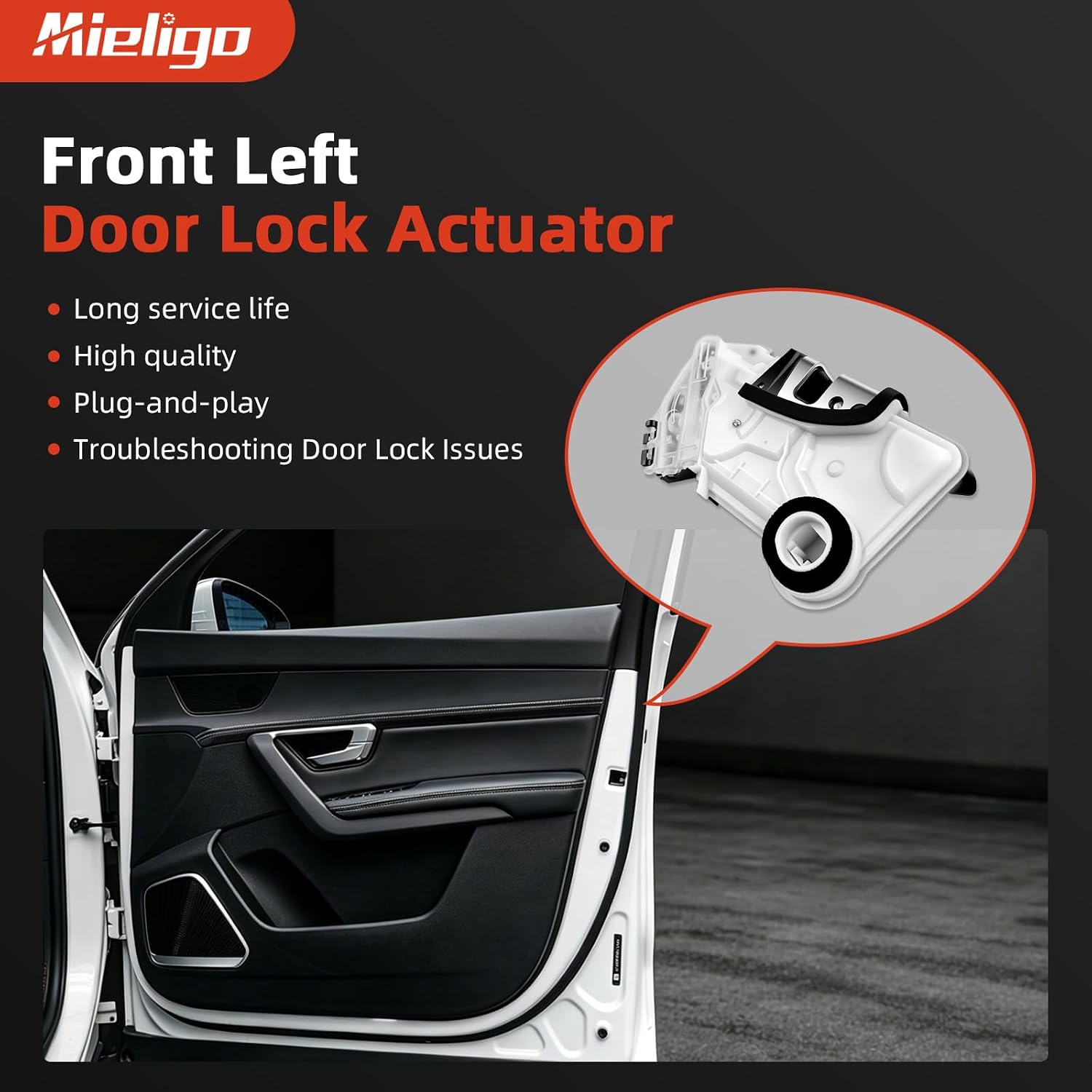 Door Lock Latch Actuator - Front Left Driver Side Compatible with Toyota RAV4 2019–2021,Camry 2018-2021,Toyota Corolla Highlander Sienna,Lexus RX350 RX450h ES350 ES250, Replaces 6904002440
