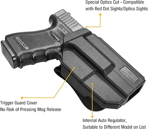 Miniatura 4 de Funda M&P de 0.394 pulgadas, funda de remo OWB para Smith & Wesson M&P 9MM.40 M2.0 tamaño completo 4.25 pulgadas y M2.0 Compact 4 pulgadas 3.6