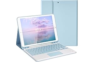 LAMA Wireless Keyboard Case for iPad 10.2 with Touchpad