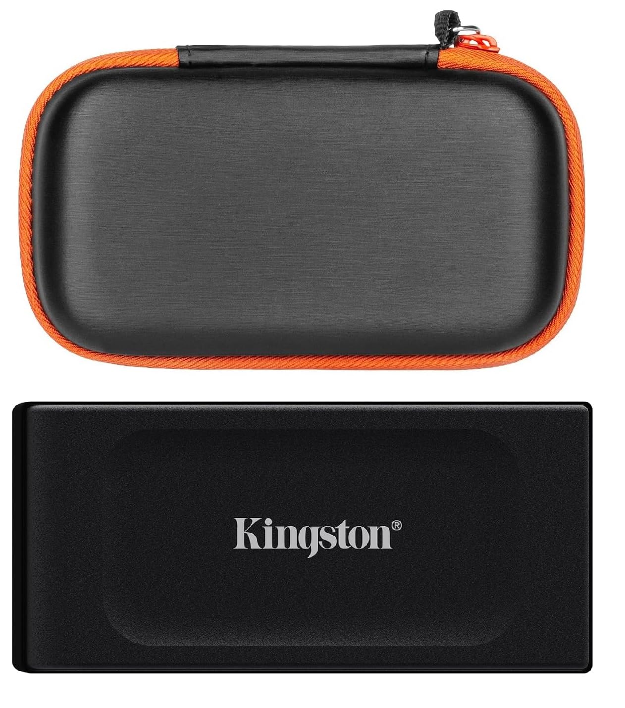 VERTUS® Shockproof Travel Organizer Hard Drive Carrying Case Storage Bag Carry Pouch for Kingston XS1000 / XS2000 / XS1000R SSD 1TB/2TB/4TB/500 GB External SSD (Black)-image-34