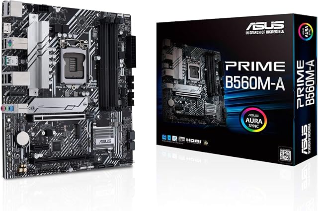 ASUS PRIME B560M-A, LGA 1200, MATX, 128GB DDR4, 4DIMM, DP, HDMI, PCIE4.0