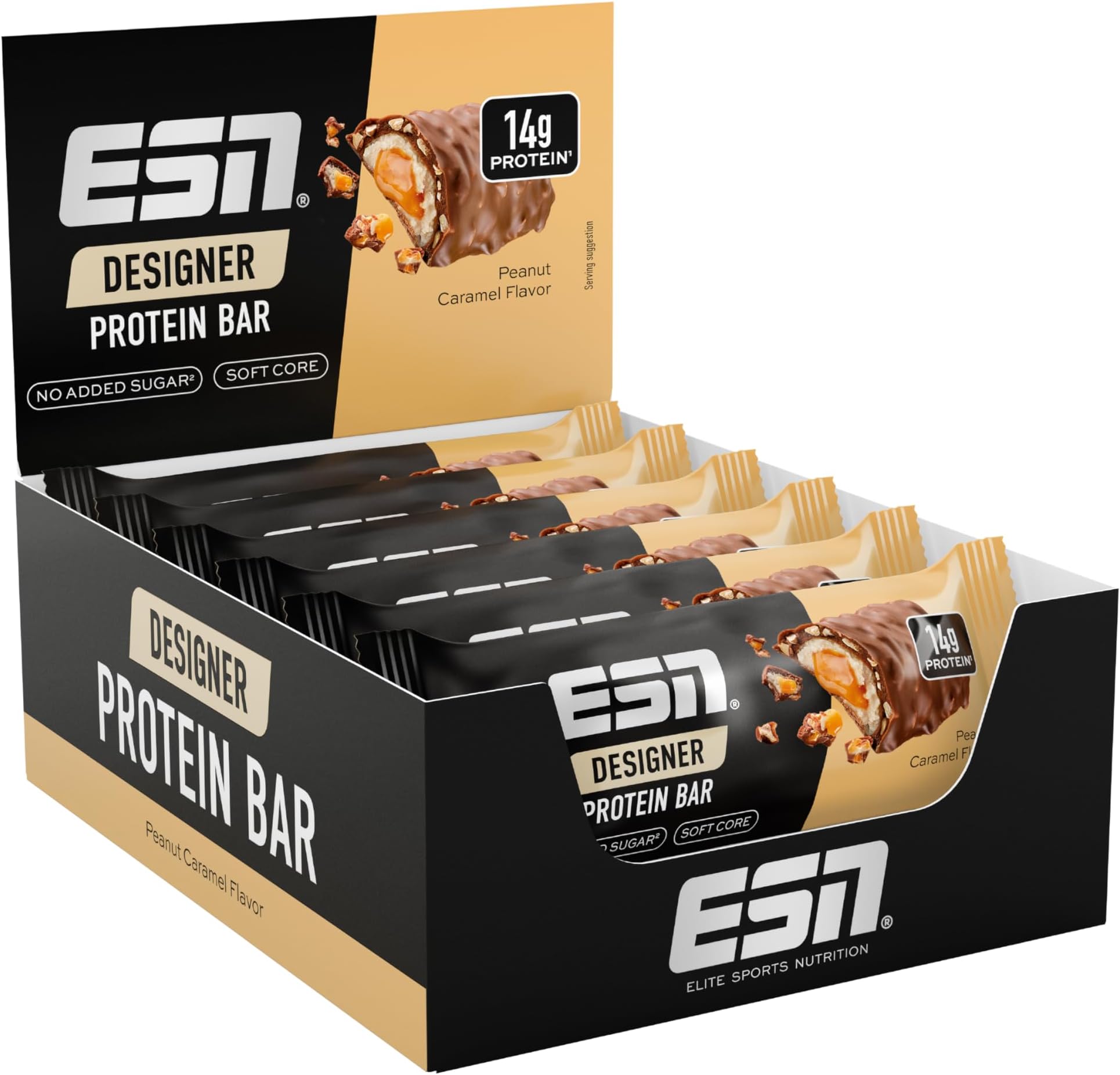 ESN Designer Bar Box, 12 Bars (Peanut Caramel)