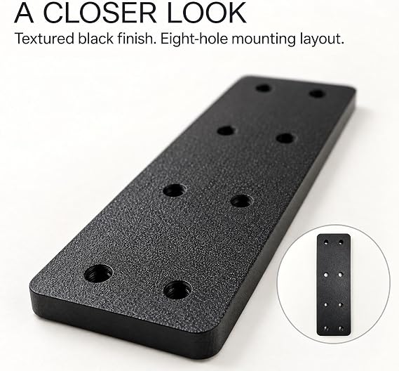 Heininger 3053 Twistep Extension Bracket , Black , Small