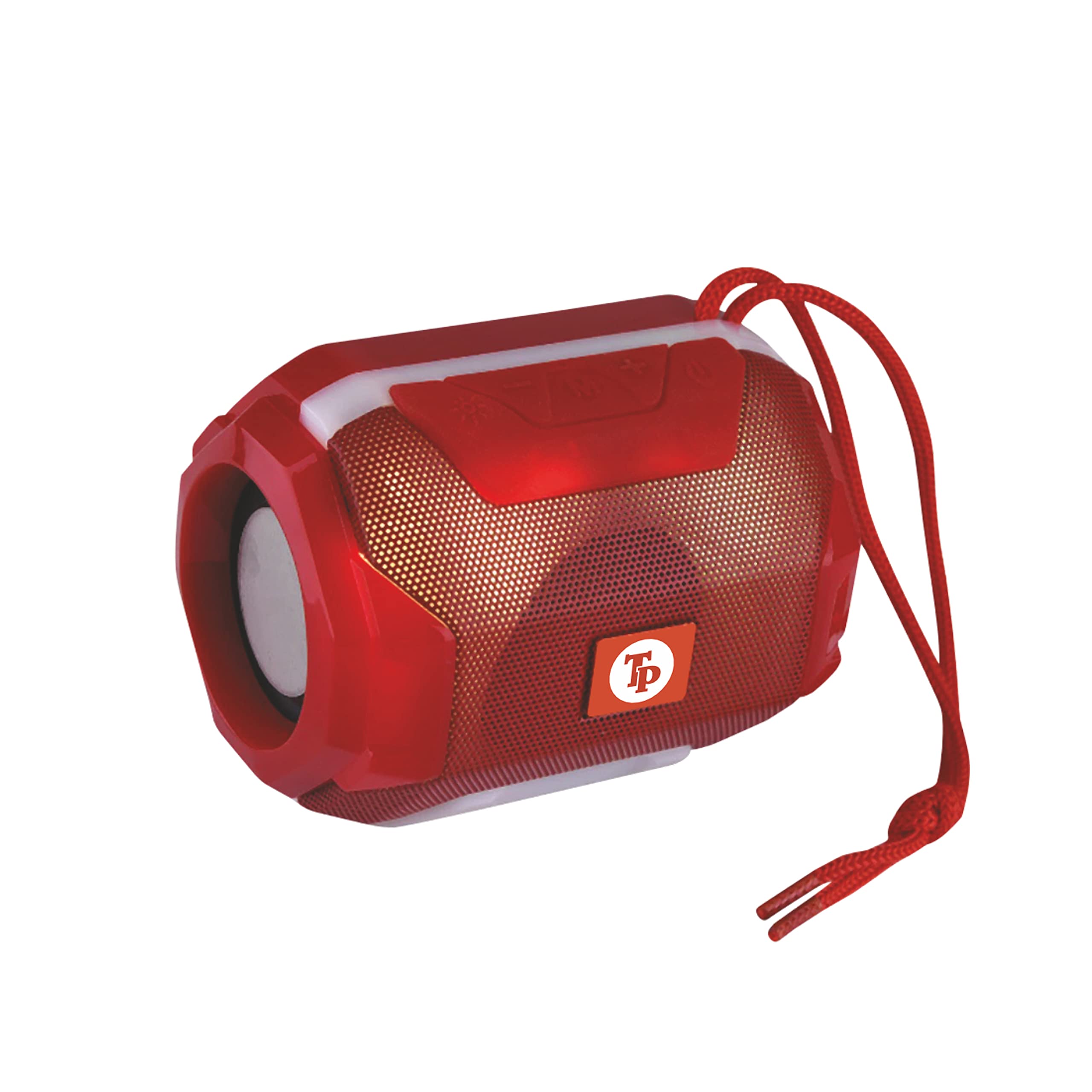 TP TROOPS 10W Bluetooth Speaker Hi-fi Stereo Sound Surround Upto 8 Hours Playback, Best for Mobile, Laptop/PC, Media Players with Multi Modes Aux/TF Card/USB Drive (TP-3076-Red) (B0C4LQ5CNC) Amazon Price History, Amazon Price Tracker