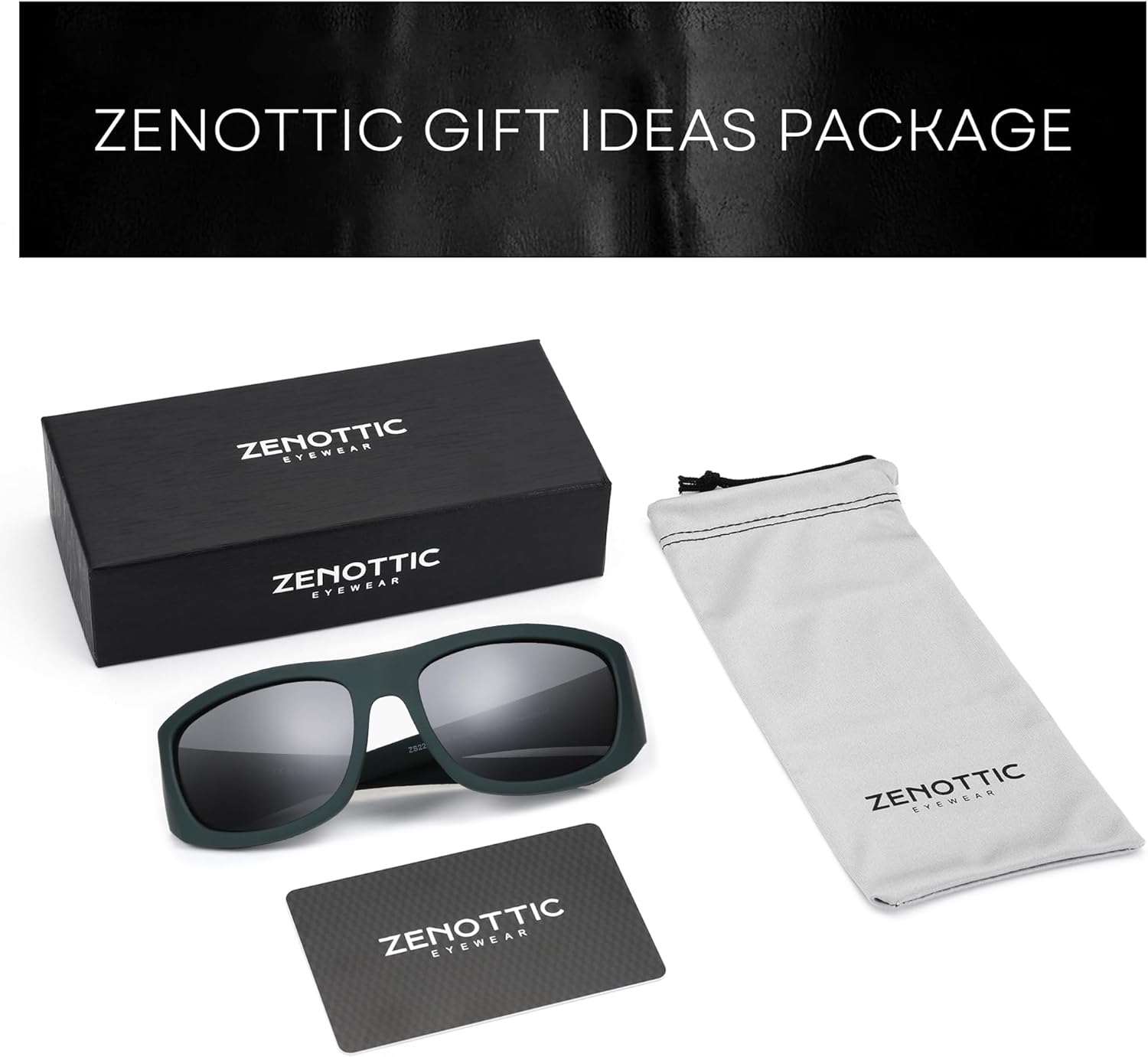 ZENOTTIC Polarized Sport Sunglasses for Men: UV400 Protection Wrap Around Sun Glasses Unbreakable Shades for Driving Fishing - Image 4