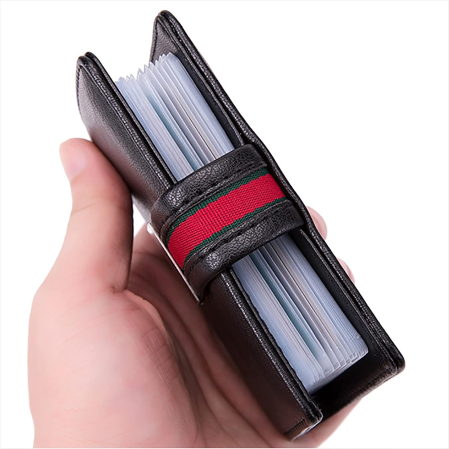 Card Pouch 26 Place Card Case Ladies Card Case Bank Card Case PU Leather Storage Card Case Card Cases