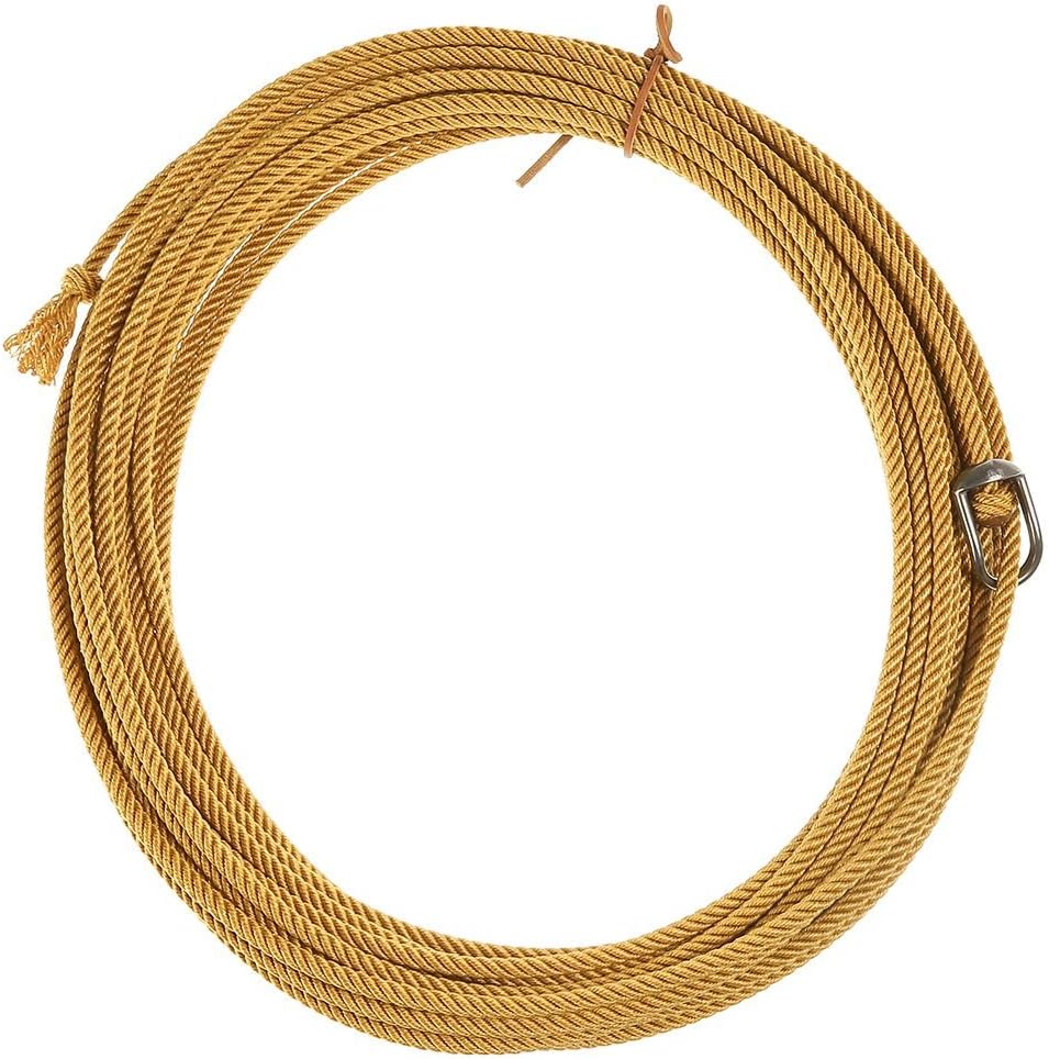 King Saddlery Inc Ropes Quad Poly Gold 4 Strand 60ft Ranch Rope