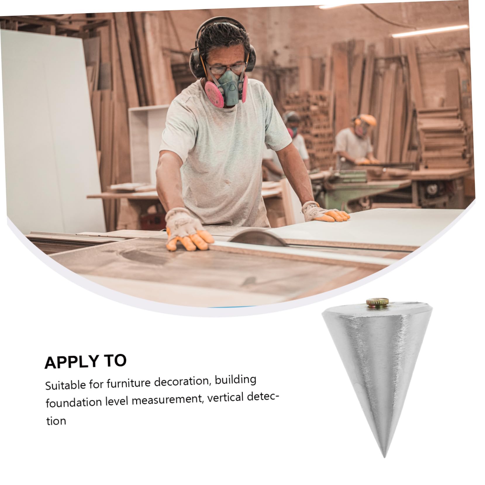 HOMSFOU 4pezzi Hanging Line Hammer Acciaio Strumento Per Utensile Versatile Per Ristrutturazioni e Lavori Falegnameria Misurazioni Precise e Allineamento