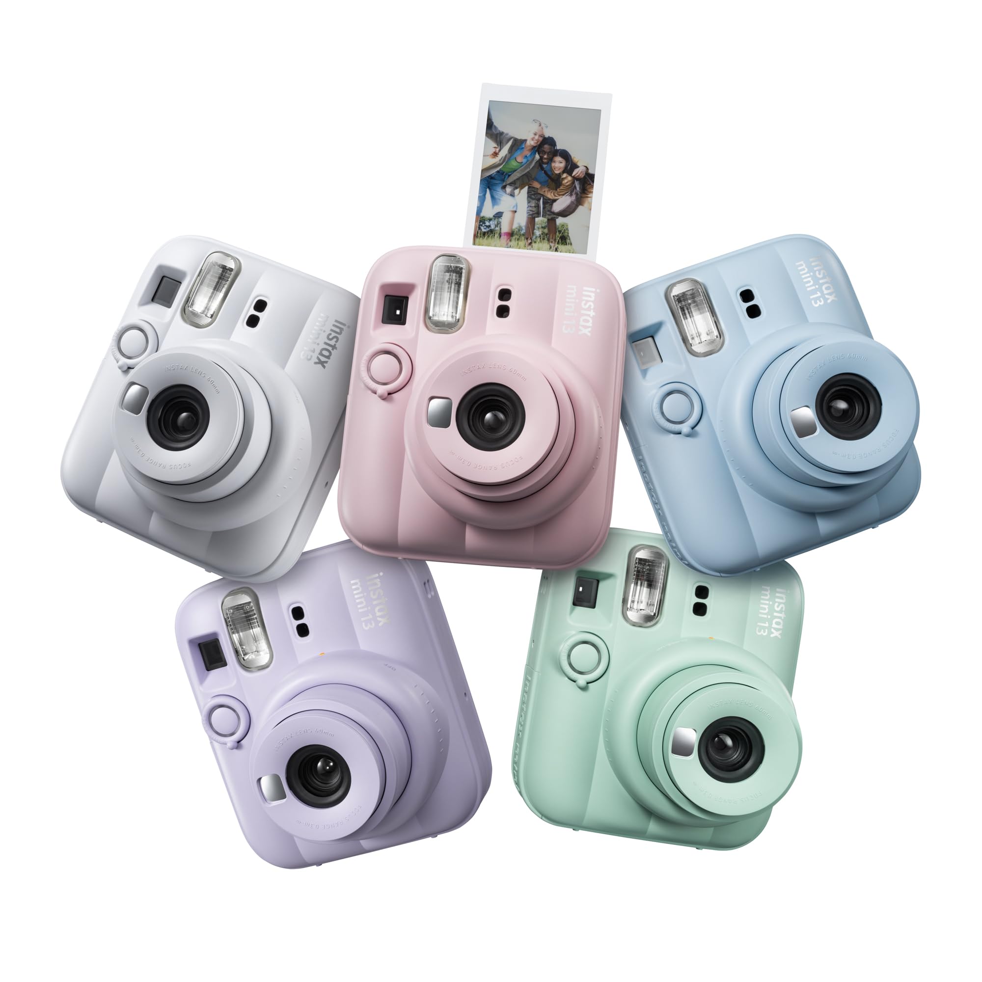 FUJIFILM instax mini 13 Sofortbildkamera Candy Pink Selfiespiegel Nahaufnahmemodus automatische Belichtung