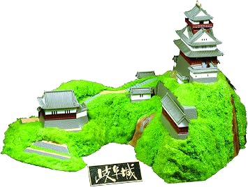 Doyusha 1/350 Japan Meijo Standard Gifu Castle Plastic Model S-27 Pre-painted