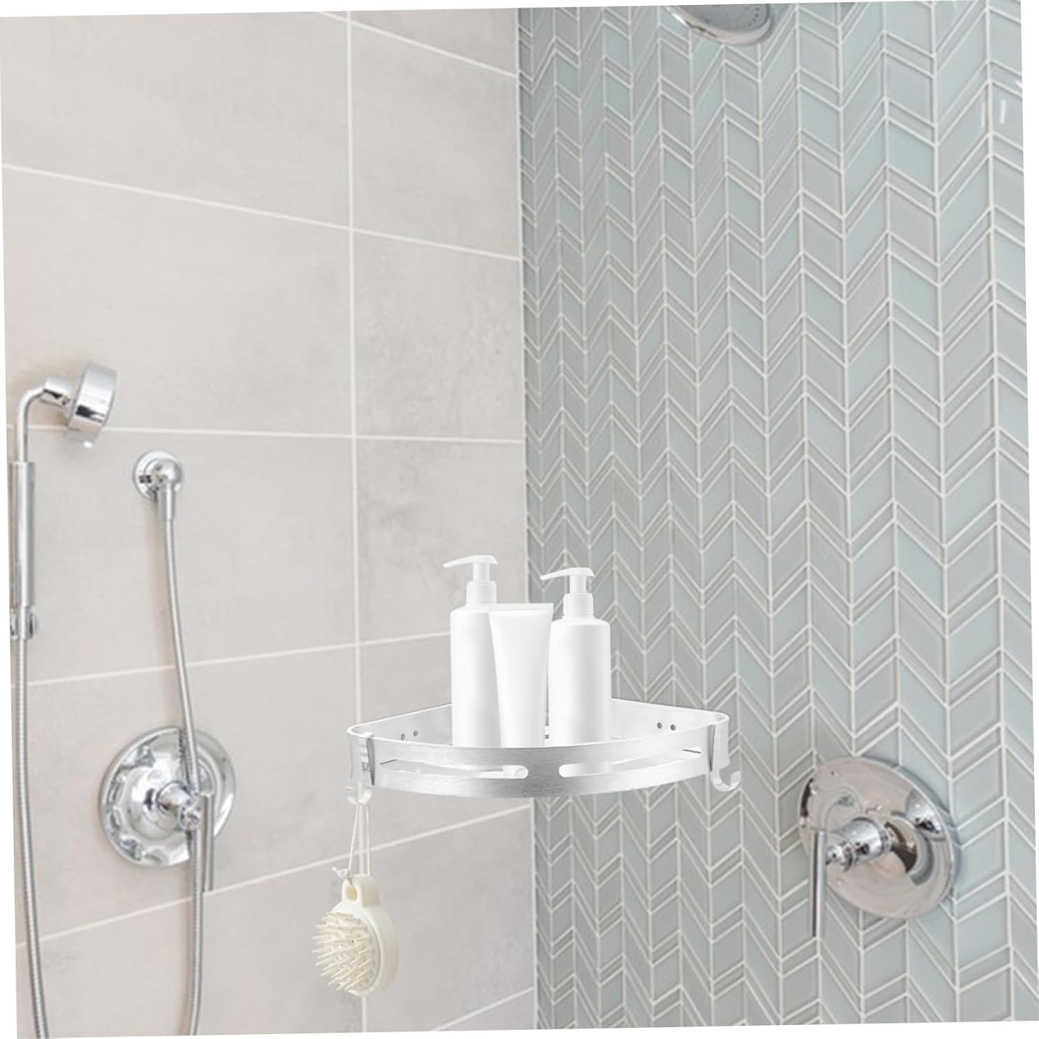 Garage Storage Rack Aluminum Storage Shelves for Bathroom Kitchen Triangle Wall Mount