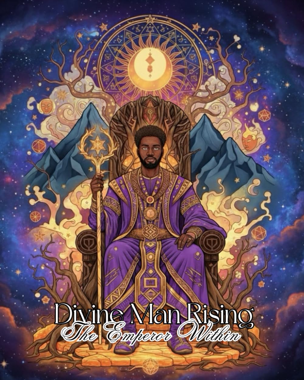 The Emperor Within: Divine Man Rising — A Coloring Journey of Strength, Healing & Stillness