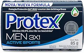 Sabonete Masculino Antibacteriano em Barra Protex Men Sport 85g