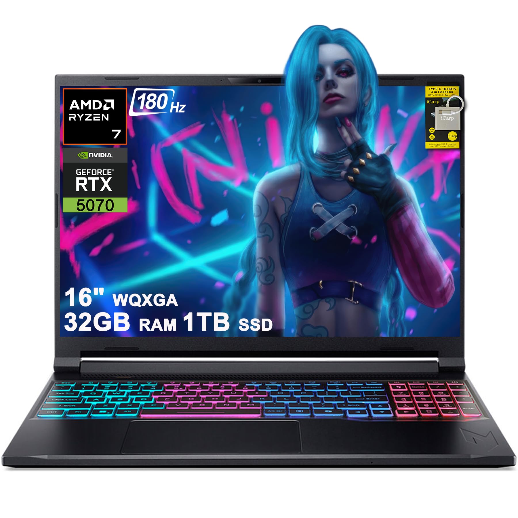 高性能 Acer 第8世代 i7/8GB/SSD256GB/Office Amazon.co.jp: Acer Nitro V Slim Gaming AI ノートパソコン 16インチ