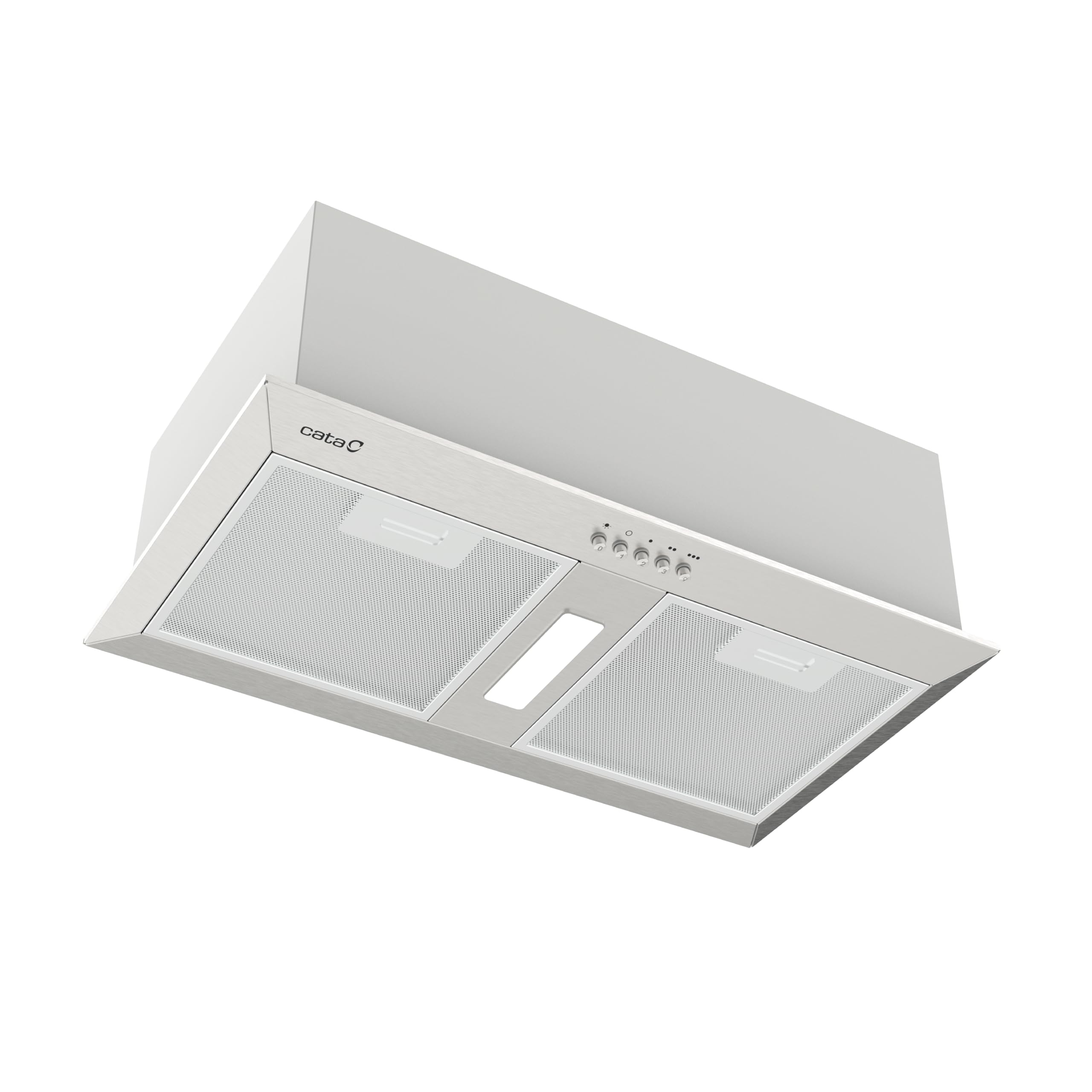 CATA GCB 55 X Dunstabzugshaube Einbau-Gruppenlüfter 55 cm Edelstahl 3 Leistungsstufen LED-Beleuchtung 371 m³/h Energieklasse C