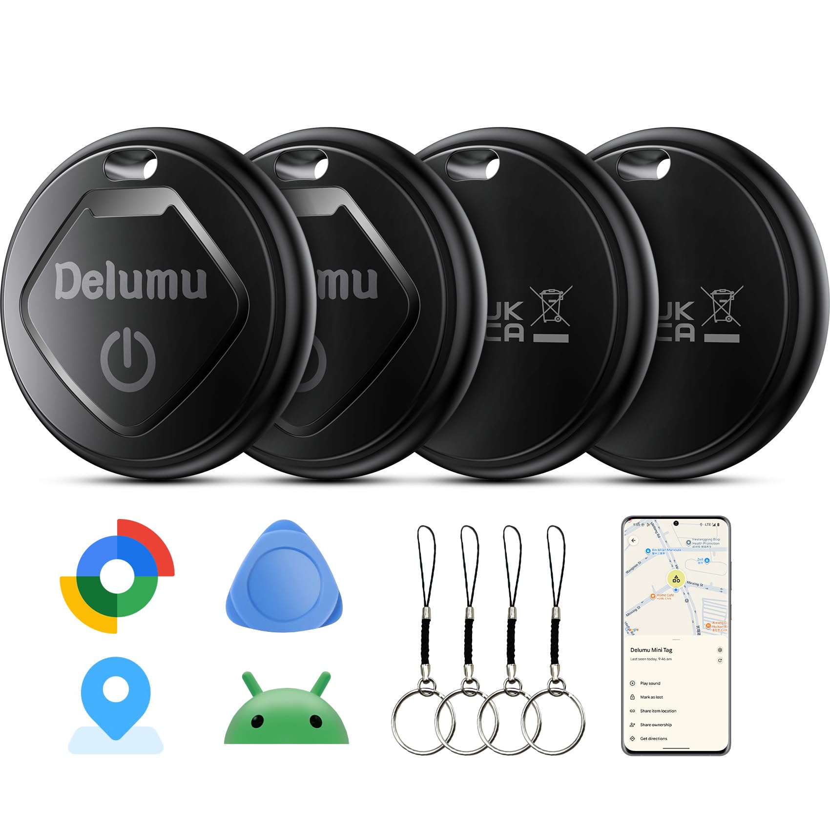 Delumu Air Tracker 4-Pack