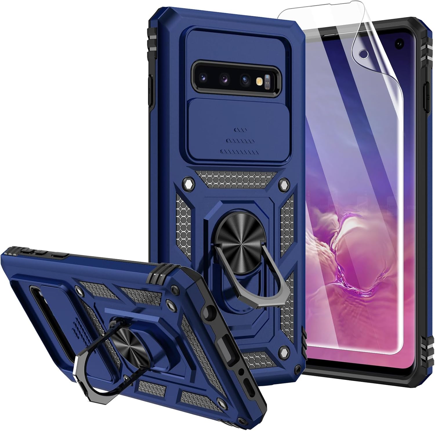 for Galaxy S10 Case,with Screen Protectors and Italy Ubuy