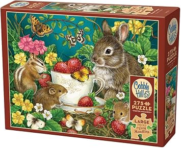 Cobble Hill 275 Piece Easy-Handling Puzzle - Berry Sweet - Sample Poster Included